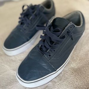 Vans Old Skool Navy Leather